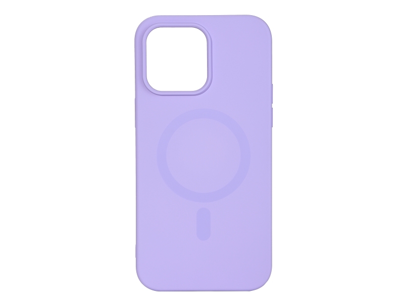 Iphone 14 Pro Max Silicone Mag Back Cov,Purpl