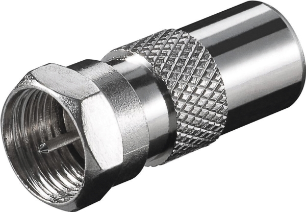 Adapter F-Plug Male/Antenna Plug Male Bulk