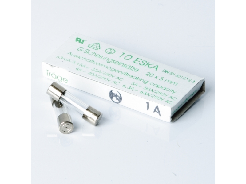 Glass fuse - slow, 1A - 10pack | Skrivare - Skrivartillbehör - Fixeringsenheter | GameStuff