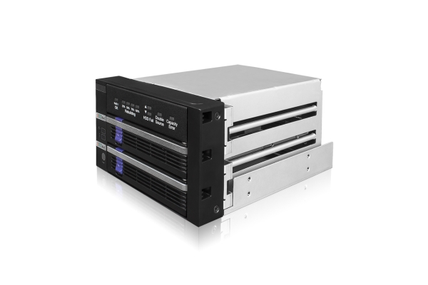 Fatcage 2X 2.5"/3.5" Sata Hdd/Ssd Raid 1 In 2X 5.25" Bay Bla