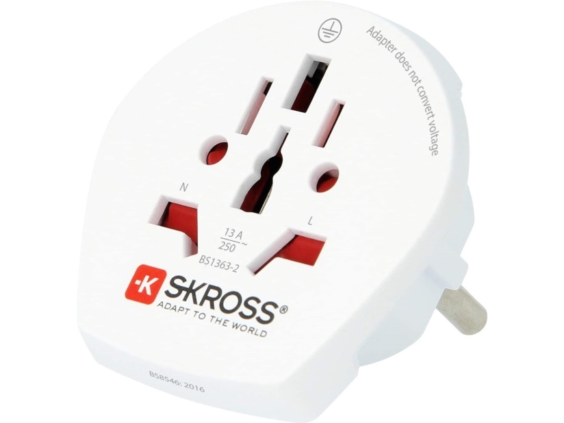 Reseadapter Världen till Europa Jordad Bulk | Datortillbehör - Laddare & Batterier - Nätaggregat adaptrar | GameStuff