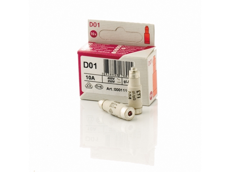 Neozed D01 Säkring 10A, 10 st. | Skrivare - Skrivartillbehör - Fixeringsenheter | GameStuff