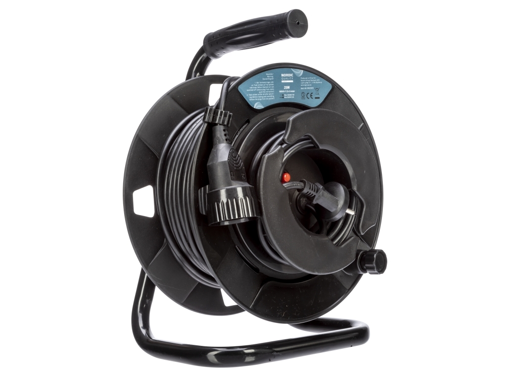 Cable Reel Dk Oneway Outlet, H05vv-F,2X1.0,22+3M