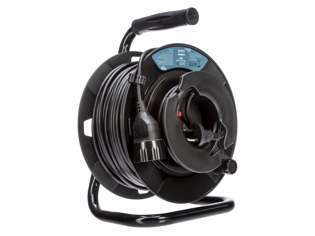 Cable Reel Dk Oneway Outlet, H05vv-F,2X1.0,37+3M
