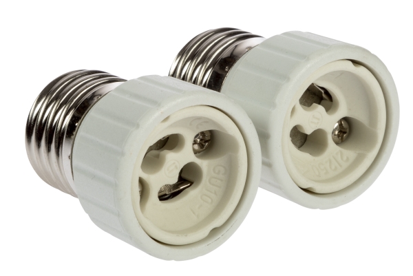 E27 Bis Gu10 Adapter, 2 Stk.
