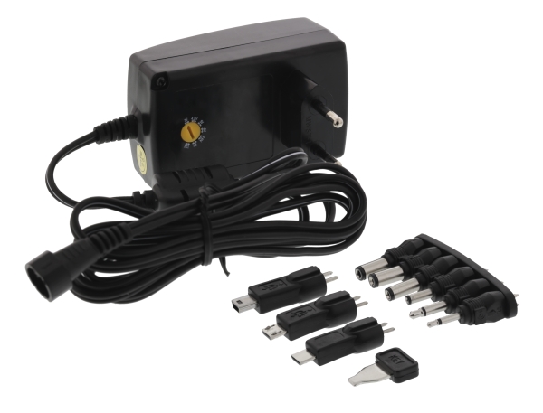 Ac/Dc-Adapter Nordisk Kvalitet, 3-12V, 6,7-27W, 2250Mah / Mw3ip25gs / 222992