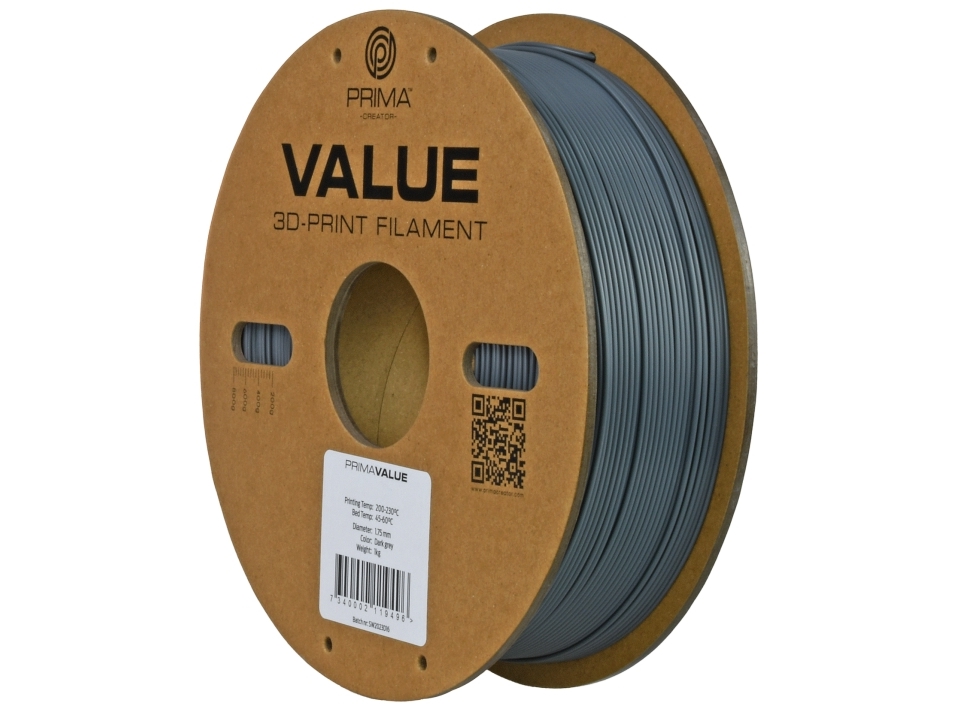 Primavalue Abs - Dark Grey - 1.75Mm - 1Kg