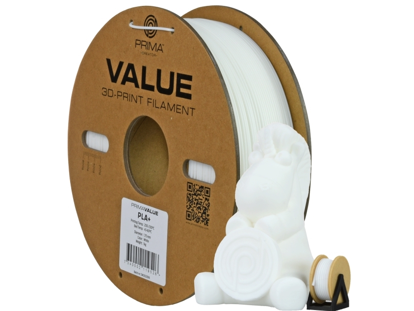 Primavalue Pla+ - White - 1,75 Mm - 1 Kg