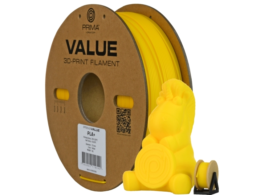 Primavalue Pla+ - Yellow - 1,75 Mm - 1 Kg