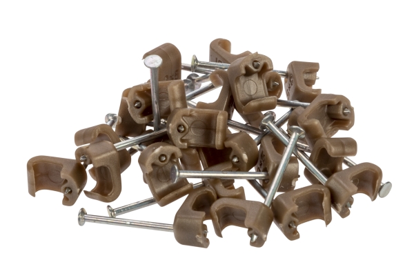 Kabelclips 3X5 Mm, Bronze, 25 Stk.