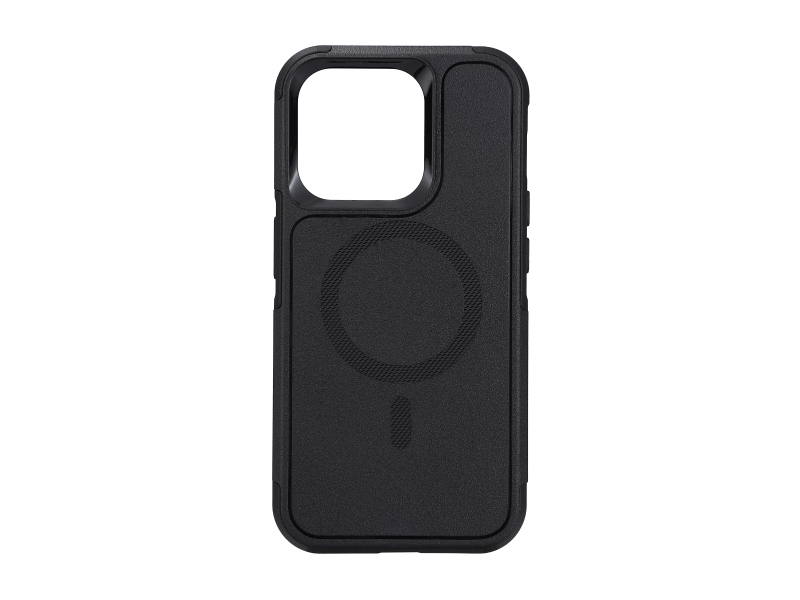 Iphone 15 Pro Rugged Case, Magnet, Black
