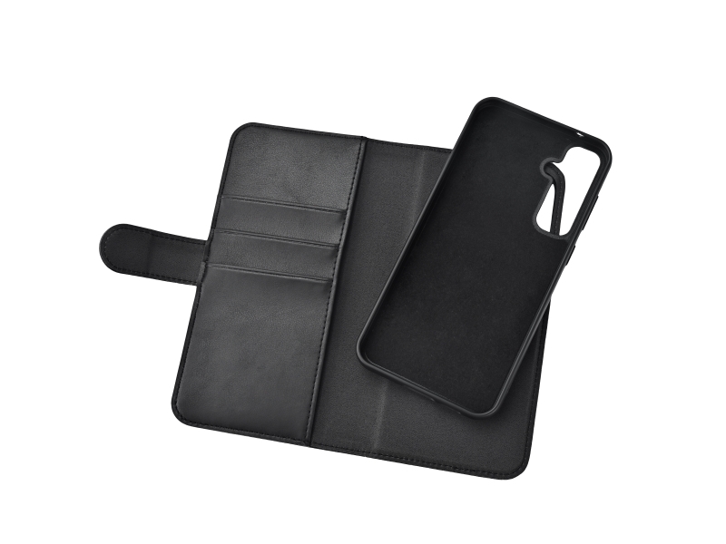 Samsung Galaxy S23 Fe Pu Wallet, Detachable, Black