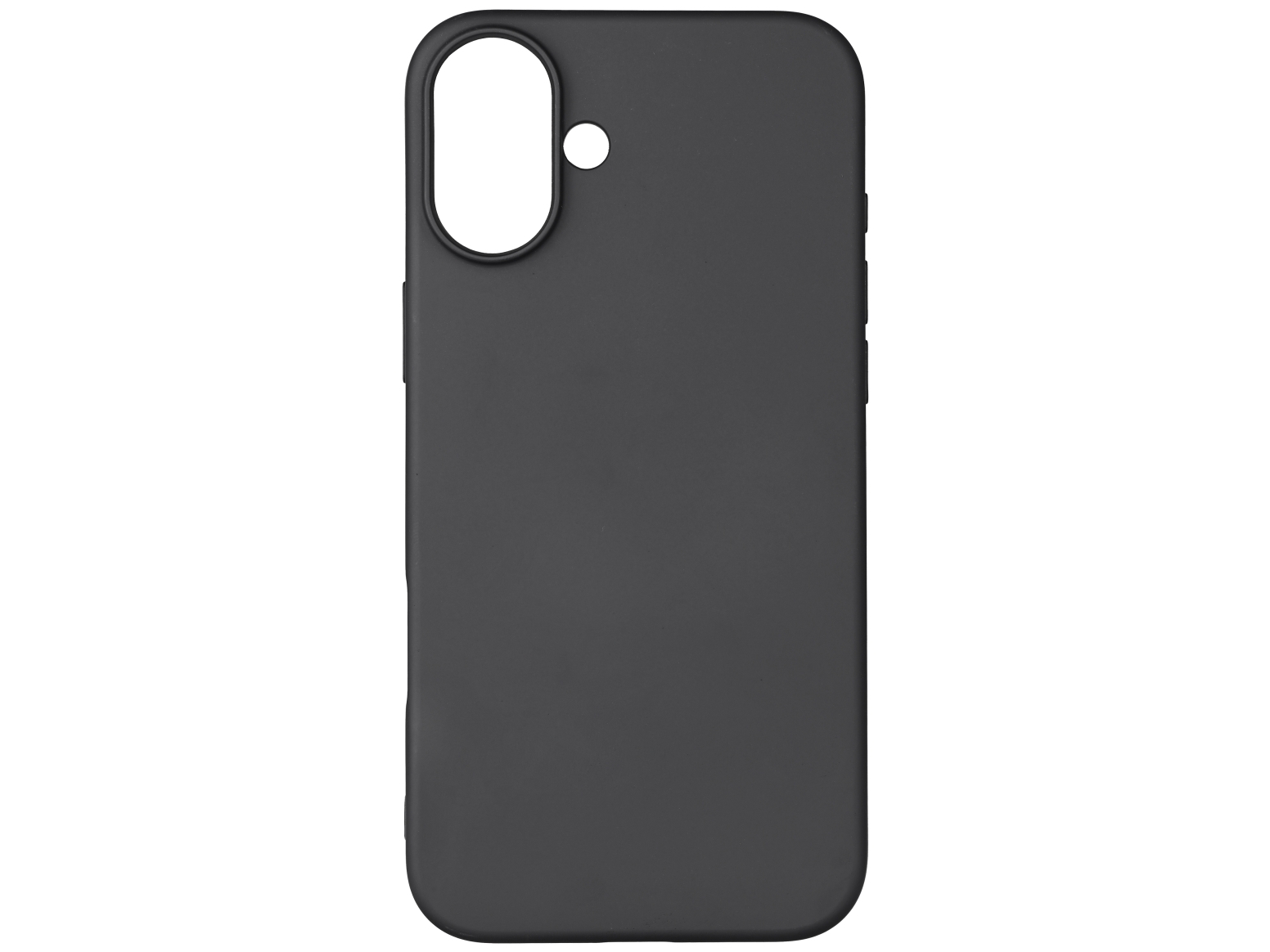 Iphone 16 Plus Silicone Mag Back Cover, Recycled, Black