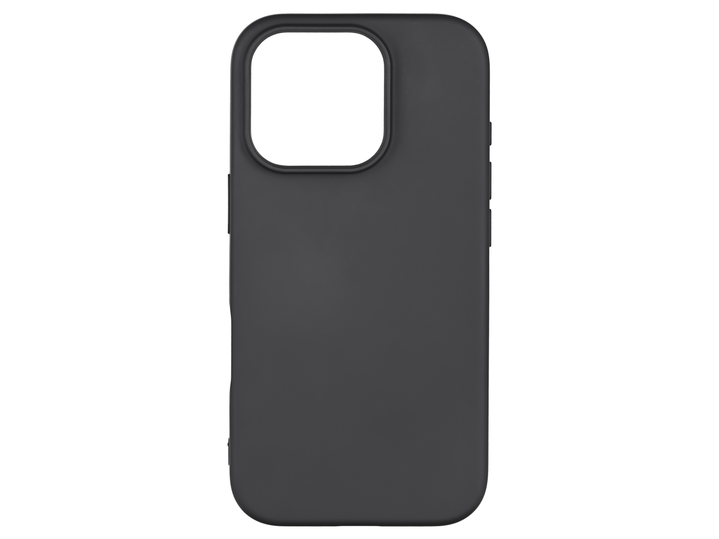 Iphone 16 Pro Silicone Mag Back Cover, Recycled, Black