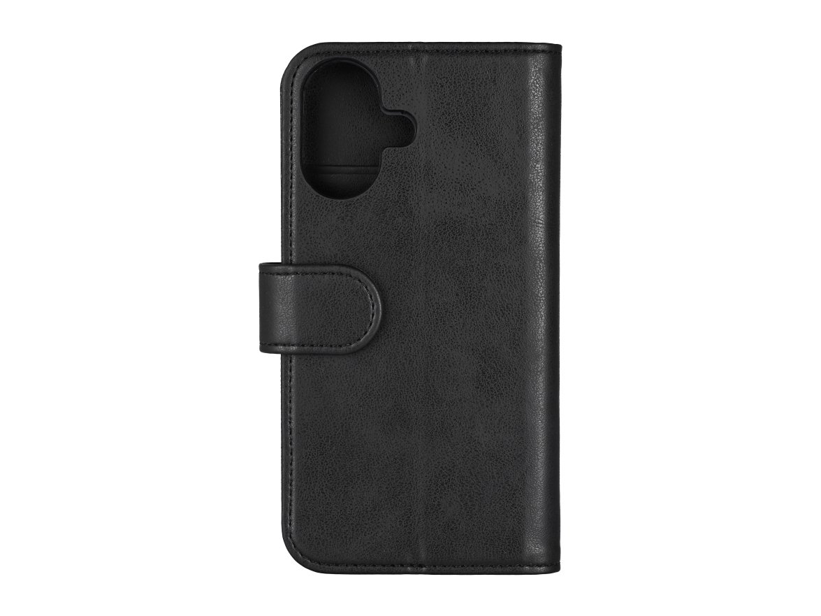 Iphone 16 Pu Wallet, Recycled, 3 Cards, Black