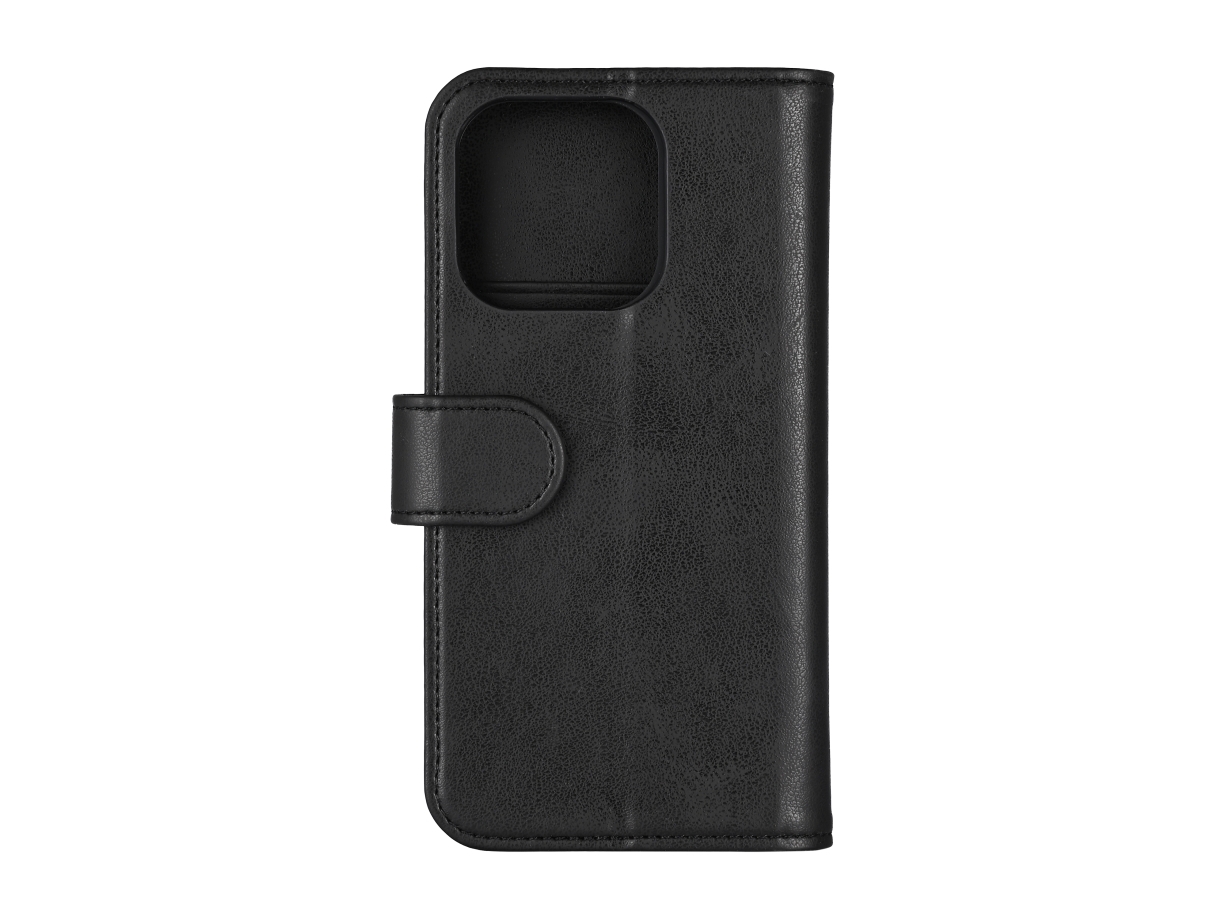 Iphone 16 Pro Pu Wallet, Recycled, 3 Cards, Black