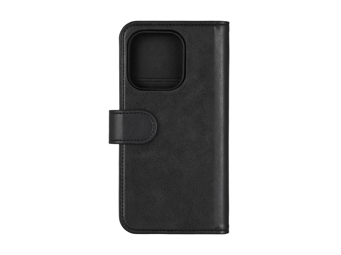 Iphone 16 Pro Pu Wallet, Detach, Recycled, 3 Cards, Black
