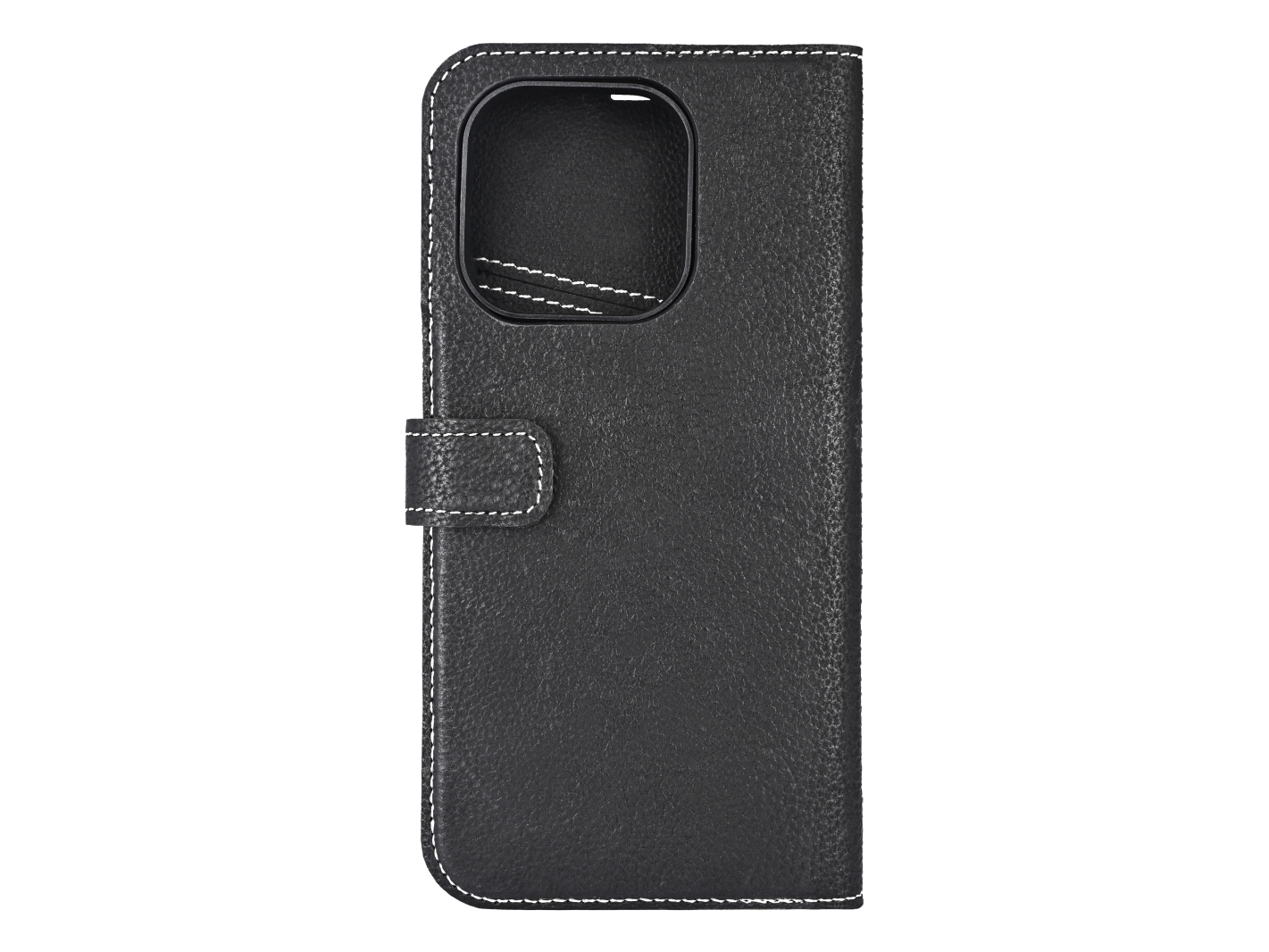 Iphone 16 Pro Leather Mag Wallet, Detach, Magnetic, Black