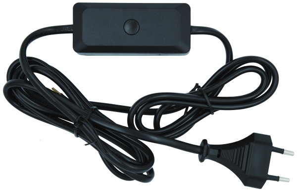 Corddimmer 3-60Va 1,2+0,8M W. Plug. Black