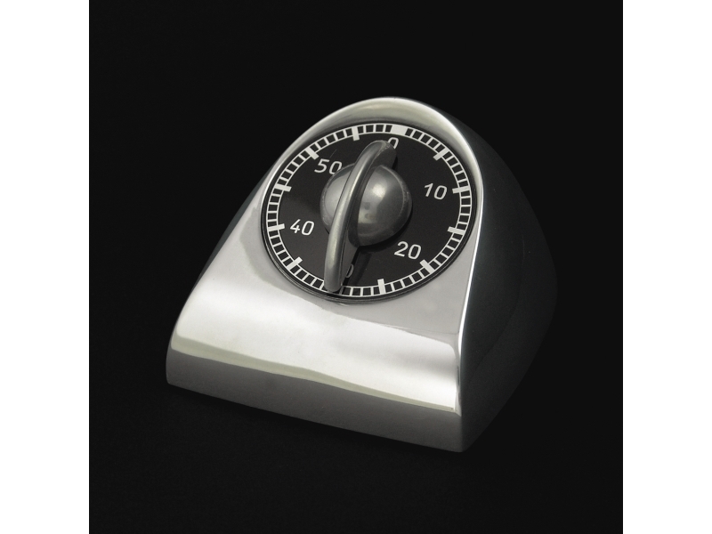 Classic aluminiums-timer, stålbund, 60 min.