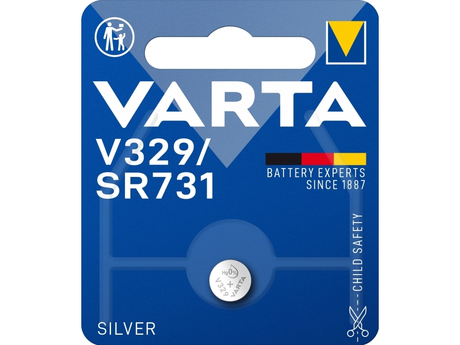 V329/SR731 silver coin 1-pack | Datortillbehör - Laddare & Batterier - Övriga batterier | GameStuff