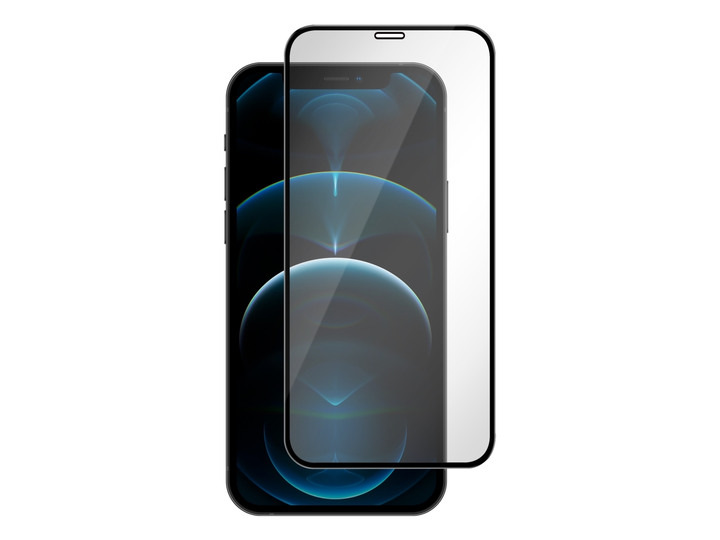 Iphone 12 Pro Max, Tempered Glass, Full Fit, Black