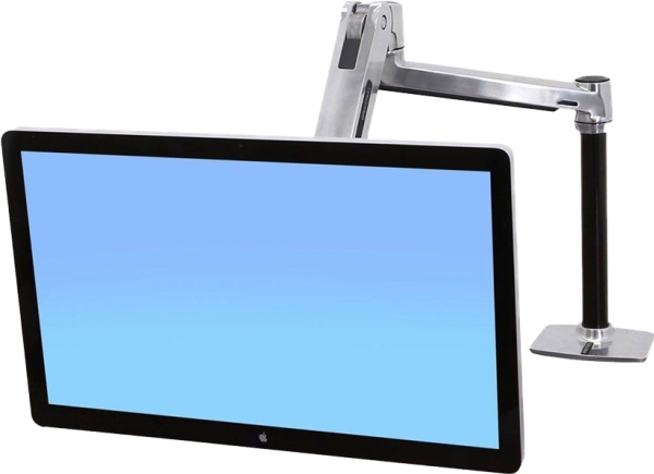 ERGOTRON LX HD Sit-Stand Desk Mount LCD Arm Polished