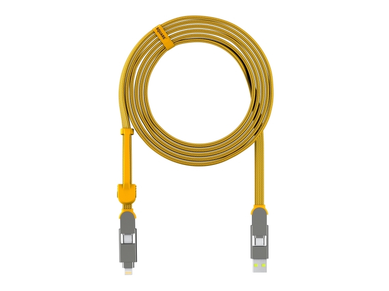 Incharge Xl, Usb -C/Lightning/Micro Usb, 3M, Yel..