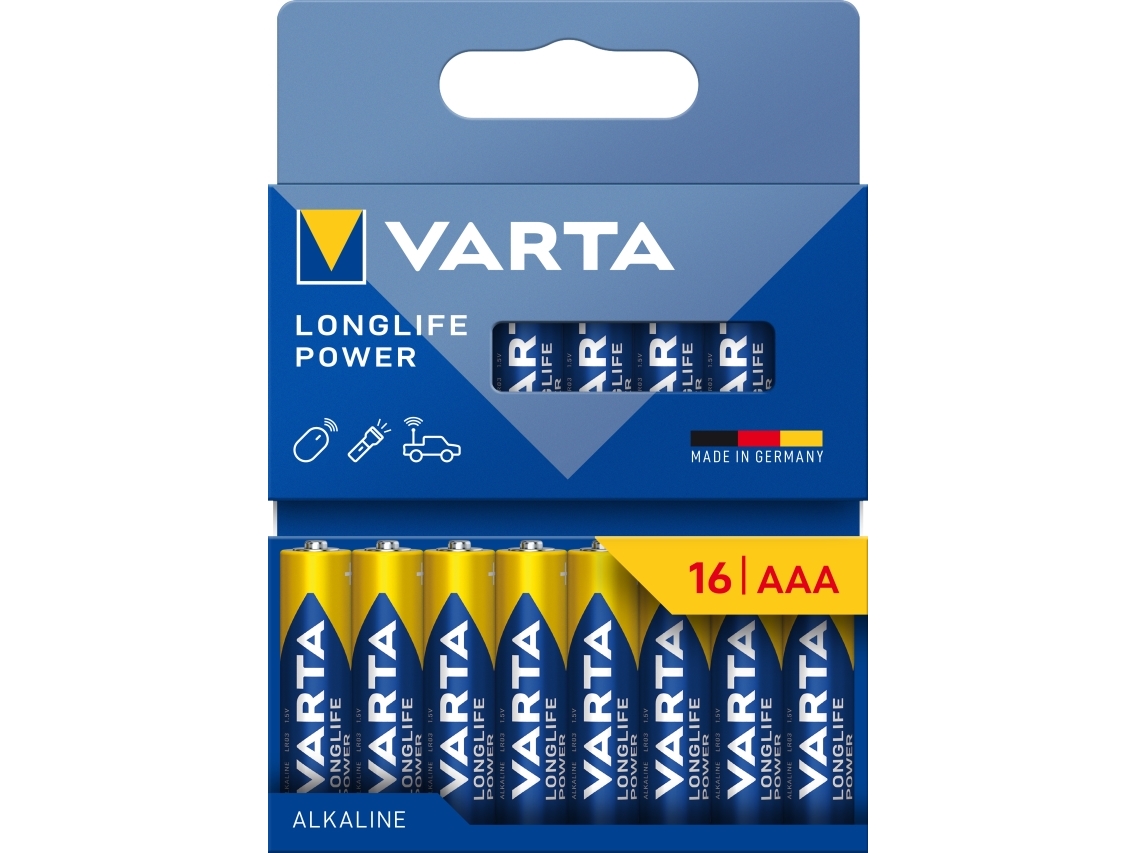 Longlife Power AAA 16-pack | Datortillbehör - Laddare & Batterier - Övriga batterier | GameStuff