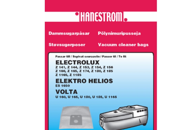 Staubsaugerbeutel Volta U 160, U 165