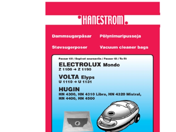 Pölynimuripussit ELECTROLUX MONDO