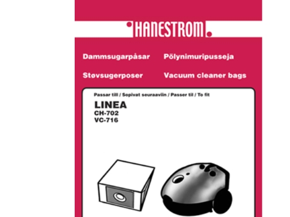Staubsaugerbeutel Linea Ch-702, Vc-716, Cj053