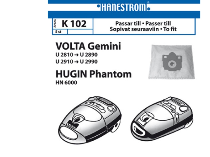Vacuum Cleaner Bags K102