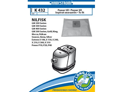 Vacuum Cleaner Bags K432