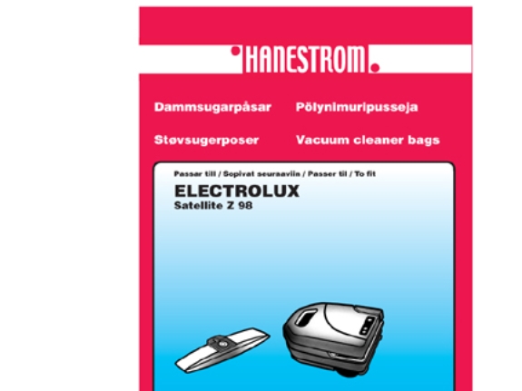Staubsaugerbeutel Electrolux Satellite Z 98