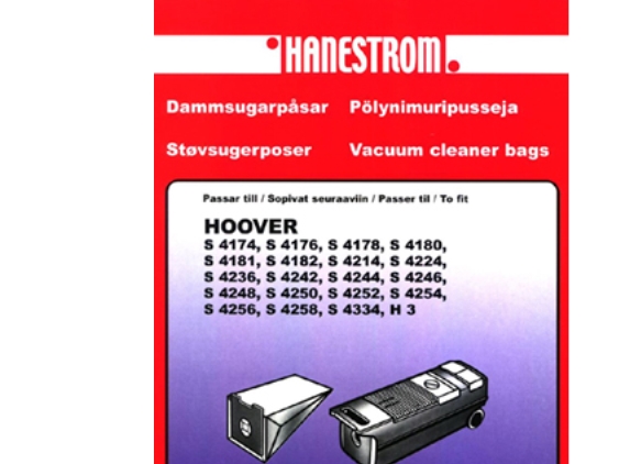 Staubsaugerbeutel Hoover S 4174, S 4176