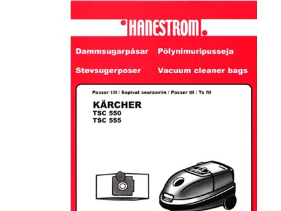 Staubsaugerbeutel Kärcher Tsc 550, Tsc 555