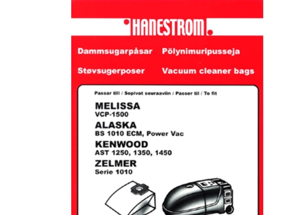 Pölynimuripussit MELISSA VCP 1500