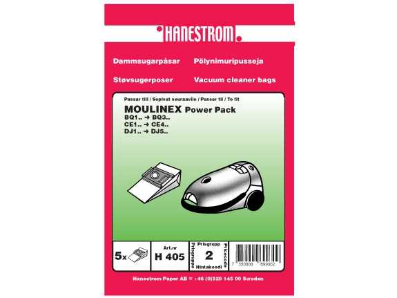 Staubsaugerbeutel Moulinex Power Pack