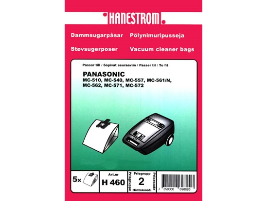 Støvsugerposer Panasonic Mc-510