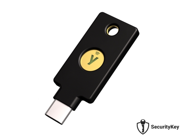 USB authenticator Security Key C NFC, FIDO2 U2F, USB-C,black | Datorkomponenter - Ljudkort | GameStuff