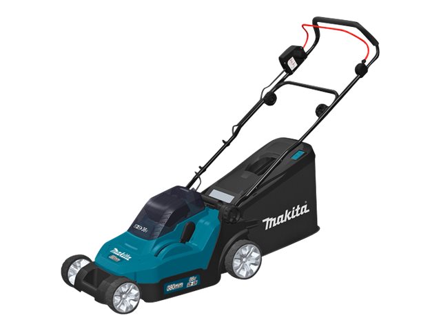 Makita DLM382 - Gräsklippare - sladdlös - 18 V - 2 batterier - 3700 vpm - 38 cm | Trädgården - Trädgårdsmaskiner - Batteri gräsklippare | GameStuff