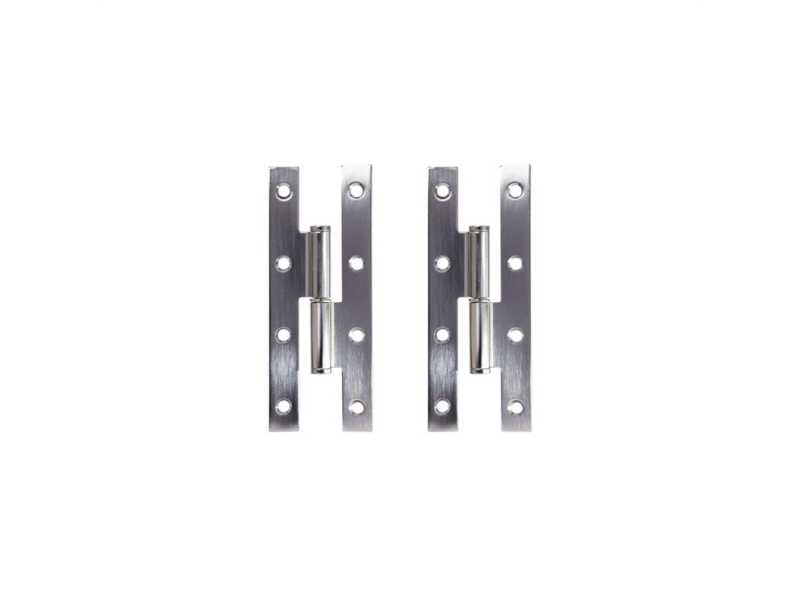 Tunabone hængsel H STYLE 140x55x2,5mm nikkel 2 stk. venstre