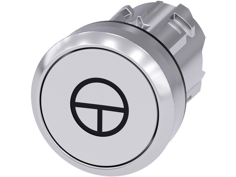 Siemens Drucktaster, Weiss, 38 G, 80 Mm, 30 Mm, 30 Mm