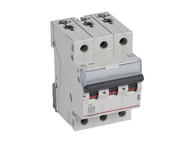 Legrand TX3, Pienoiskatkaisija, Tyyppi D, IP20, 240 - 415 V