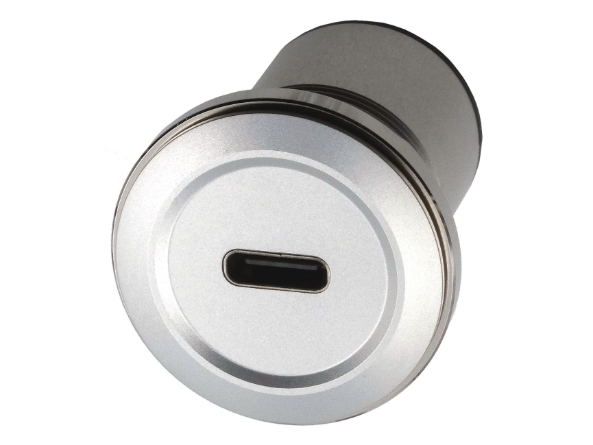 Exsys Ex-49194, Flad, Sort, Sølv, Usb C, Usb A, Hunstik, Hunstik