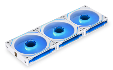 Lian Li Uni Fan 12RSLIN3W, fläkt, 12 cm, 0,2 rpm, 2100 rpm, vit | Datorkomponenter - Datorchassin & Tilbeör - Chassi fläktar | GameStuff