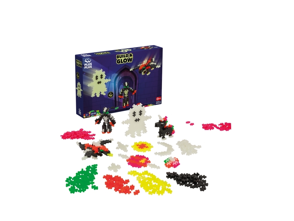 Plus-Plus Build and Glow - Glow in the Dark / 360 pcs