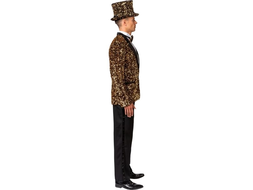 Goldener Pailletten-Jacke, Luxe