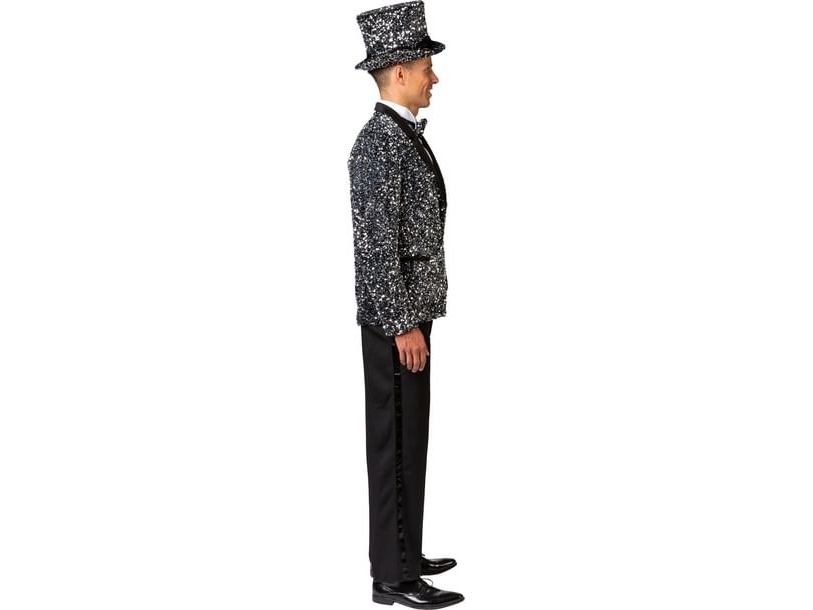 Silberne Paillettenjacke, Luxe